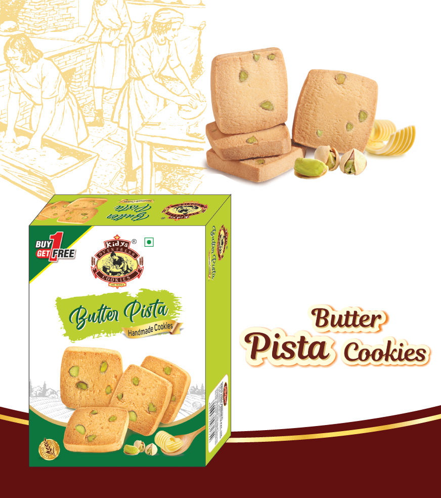  Butter Pista Cookies