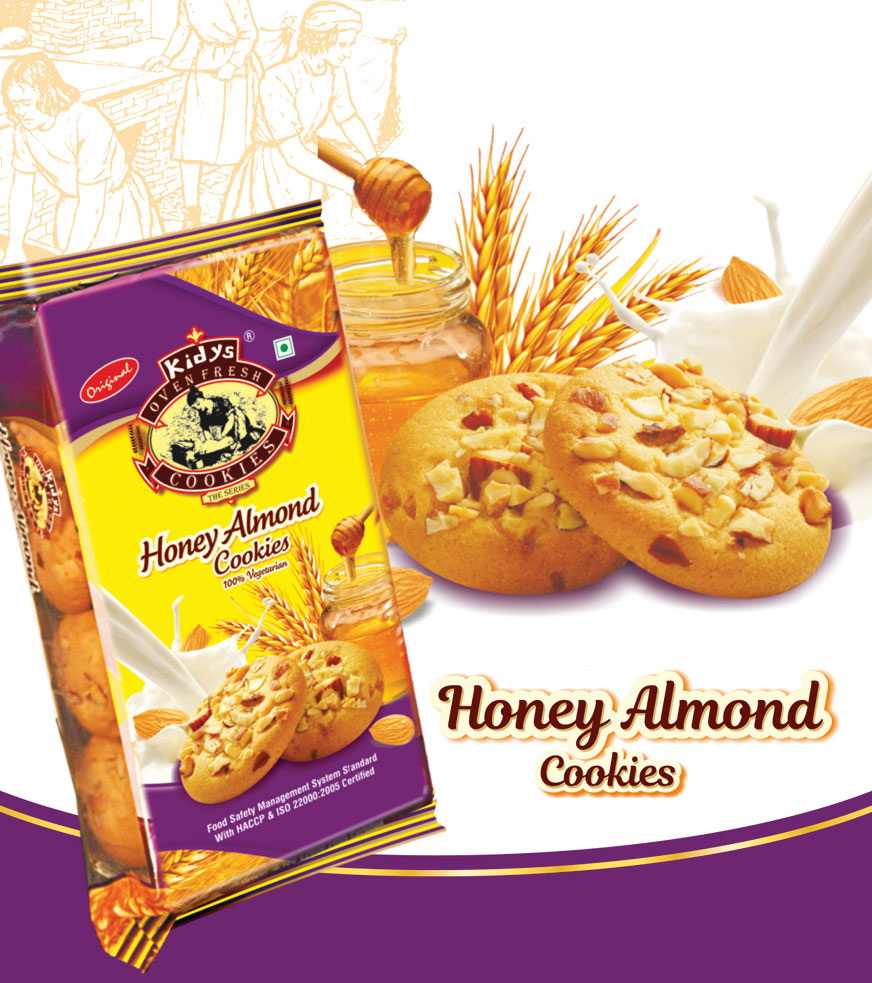  Honey Almonds Cookies